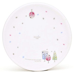 토탈하우스 골든벨 아이스크림트리 도자기 냄비받침, 지름 15.5 X 두께 0.9cm, 1개
