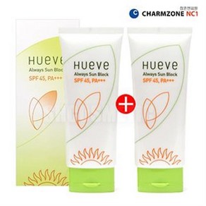 참존 엔씨원 올웨이즈 선블록 1+1, 80ml, 2개
