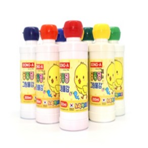 동아 딩동댕 그림물감 수채화 물감 수채화물감 (200ml), 하늘색