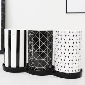 모던라인 3구 수저통, 혼합 색상, 1세트