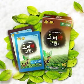 오디코디 오디그린앤 새치멋내기 헤어컬러, 밝은갈색, 3개