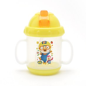 뽀로로 흘림방지 빨대컵 1P, 230ml, 1개