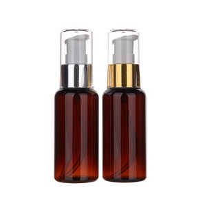 허브스프레이 금속에센스용기[펌핑용기] 20~100ml, 갈색 골드캡, 1개