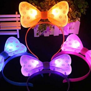 티앤씨몰 [LED 야광용품] LED 리본 머리띠