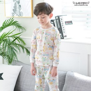 뉴욕꼬맹이 자동차세상 9부 자가드 실내복