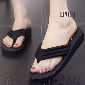 [225~260mm] LIVITY 3cm 통굽조리 아쿠아슈즈 젤리슈즈 샌들 쪼리 슬리퍼 AL033