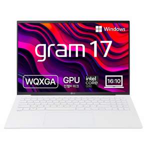 LG전자 2024 그램 17 코어Ultra5 프로세서 125H 인텔 14세대, 스노우화이트, 256GB, 16GB, WIN11 Home, 17Z90S-GA5CK