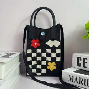 니트 크로스백 미니 손목 가방 [1+1], 2개, 11