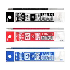 PENTEL 펜텔 에너겔 3색 2색 볼펜 멀티펜 다색펜 리필 LRN5H Energel 리필심 0.5mm 1개입, 블루