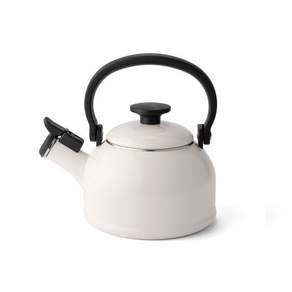 에지리 샤틴법랑 휘슬 주전자 인덕션 IH, 1.6L, 화이트, 1개