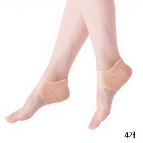 RAILLIN 발뒤꿈치 실리콘 커버 발각질패드 보습 패드, 70g, 4개, 2세트