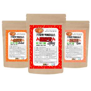 로제 매운 떡볶이소스 77마켓 엽떡 신전 떡볶이 가루 분말 소스 양념장, 로제맛, 1개, 70g