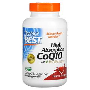 닥터스베스트 하이 앱솔션 CoQ10 100mg 베지 캡, 1개, 360정