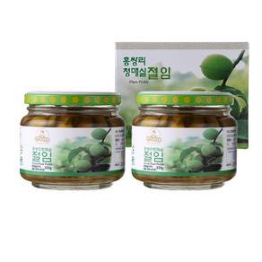 매실명인 홍쌍리 매실절임 매실장아찌 피클 당절임, 2개, 430g
