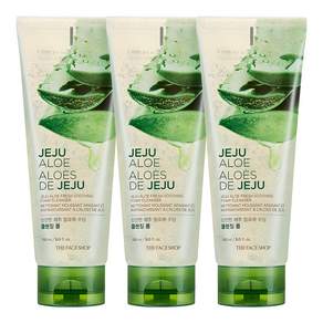 더페이스샵 신선한 제주 알로에 수딩 클렌징 폼, 150ml, 3개