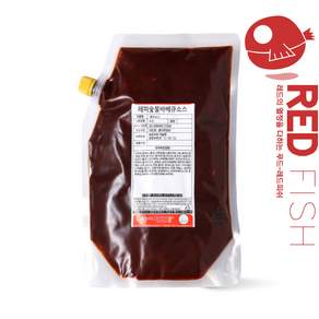 레피 숯불바베큐소스 숯불향과 지코바맛, 1개, 레피숯불바베큐소스-1kg, 1000ml
