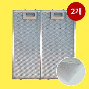 린나이 Rinnai 3중망 후드 필터 2개 주방 가스 렌지 레인지 싱크대 씽크대 환풍기 커버 판넬 배기 망