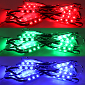 LED 3구모듈 RGB 12V 간판LED, 50개