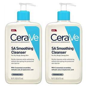 세라비 SA 스무딩 클렌징, 2개, 473ml