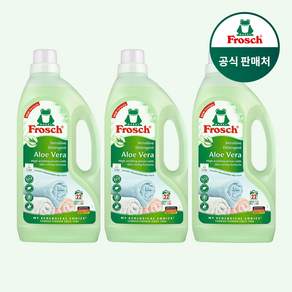 프로쉬 독일 세탁세제 알로에베라, 1.5L, 3개