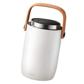 RELEA 보온 3단 도시락통 2.2L + 도시락 가방, 1개, 스노우화이트