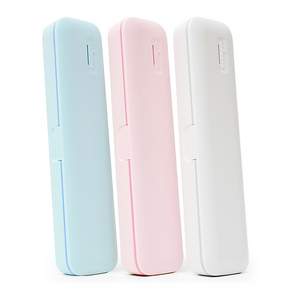 충전형 UV 자외선 휴대용 칫솔살균기 소독기 -Made In KOREA! 칫솔케이스 칫솔관리 살균 [ TS-500L ], 핑크, 1개