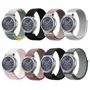 갤럭시 워치3 액티브2 기어S 공용 스트랩 스포츠 루프 밴드 시계줄 22mm, 블랙스톤 20mm, 1개