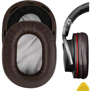 소니 MDR-1A 1ABT 1ADAC 쿠션 커버 헤드폰 헤드셋 이어 패드 호환, [브라운] 이어패드 1쌍