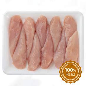 케이원푸드 국내산 냉동 닭안심 1KG, 1개