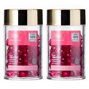 엘립스 헤어 비타민 트리트먼트 호호바 오일 + 아르간 50 소프트캡슐, 2개, 50ml