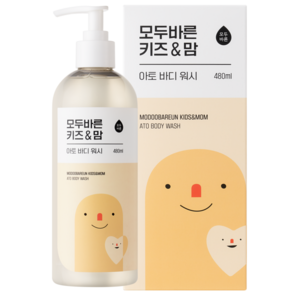 모두바른 키즈&맘 아토 바디워시, 1개, 480ml