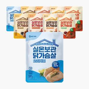 미트리 실온보관 닭가슴살 5종 혼합, 100g, 10개