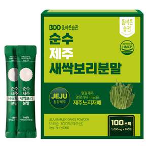 올바른습관 순수 제주 새싹보리분말 스틱, 100g, 1개