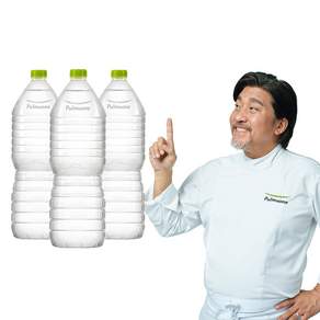 풀무원샘물 무라벨 생수, 2L, 6개