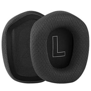 Logitech G733 이어 패드 호환 쿠션 커버 귀마개 헤드폰 헤드셋 스펀지 메쉬 블랙 좌우, 1개