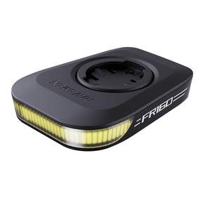 RAVEMEN FR160 자전거 라이트 전조등 Garmin/iGPSPORT/COOSPO 자전거 GPS/컴퓨터와 호환되 USB충전식 경량화 레이브맨, 블랙, 1개
