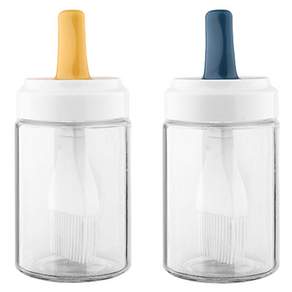 Xi bi Mi yuan 유리 오일 실리콘 브러시 포함, 2개, 250ml