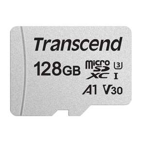 트랜센드 마이크로 SDHC 메모리 카드 USD300S, 128GB, 1개