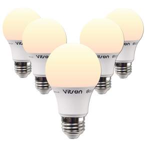 비츠온 LED 8w 전구 벌브 3000K 전구색 5개입, 5개