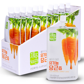 물타지않은 유기농착즙 제주습관 당근즙, 100ml, 30개