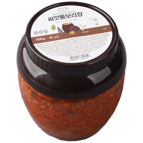 건강한 수제 쌈장 호박 해바라기 씨앗통보리장, 500g, 1개