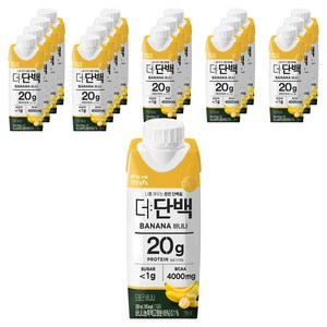 더단백 빙그레 건강tft 드링크 바나나, 250ml, 18개