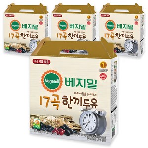 베지밀 17곡 한끼두유, 190ml, 64개