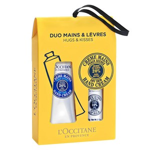 록시땅 시어버터 핸드크림 + 립 밤 스틱 듀오 세트, 1세트