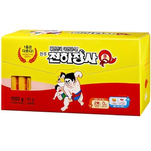 천하장사 소시지 Q 1000 [10gx100개입], 1개, 1kg