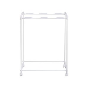 아이템톡 원터치 이동식 분리수거함 50L, 화이트