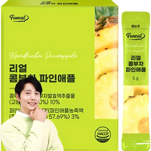 퍼니트 리얼 콤부차 파인애플맛, 5g, 30개입, 1개