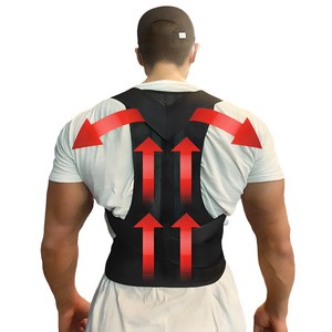 정직한닥터 바른 자세 교정 밴드 어깨 숄더 남녀공용, 1개