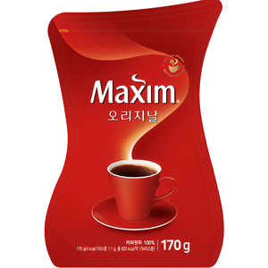 맥심 오리지날 커피 리필용, 170g, 1개