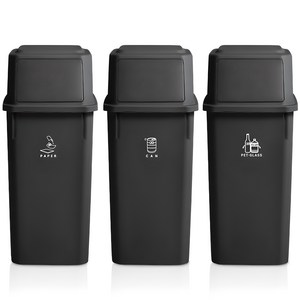 모노블 더길어진 재활용 분리수거함, 블랙